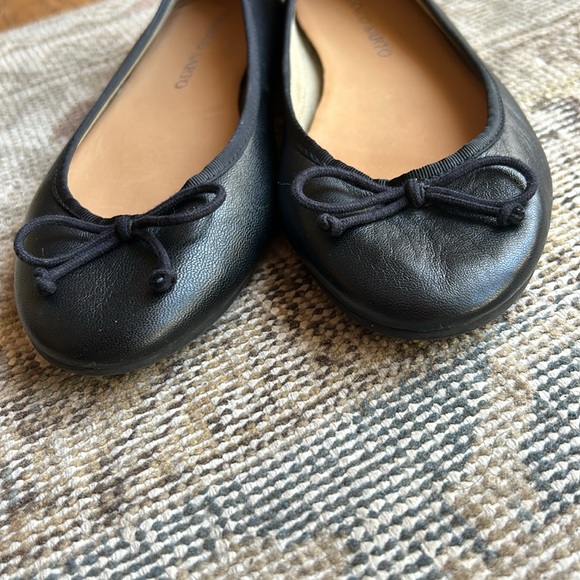 Franco Sarto ballet flats 7.5 black leather - Picture 4 of 4